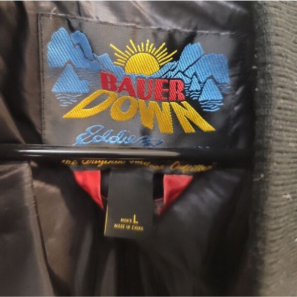 Eddie Bauer 1936 Skyliner Model Down Jacket Grey Quilted Size Large Womens - Picture 2 of 11